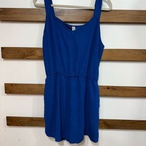 Vanilla Bay Royal Blue Shorts Jumpsuit